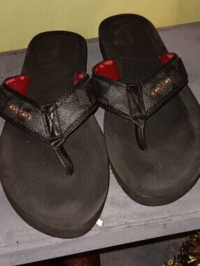 Coach Jolene Platform Wedge Flip-Flops